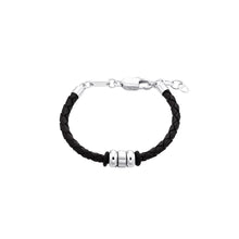 Laden Sie das Bild in den Galerie-Viewer, s.Oliver Jewel Kinder und Jugendliche Armband Edelstahl Leder Jungen 2035804