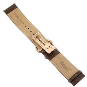 Ingersoll Ersatzband für Uhren Leder braun gl. Kroko Faltschl. Rosé 24 mm