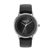 Laden Sie das Bild in den Galerie-Viewer, Kenneth Cole New York Herren-Armbanduhr Analog Quarz Leder KC50567001