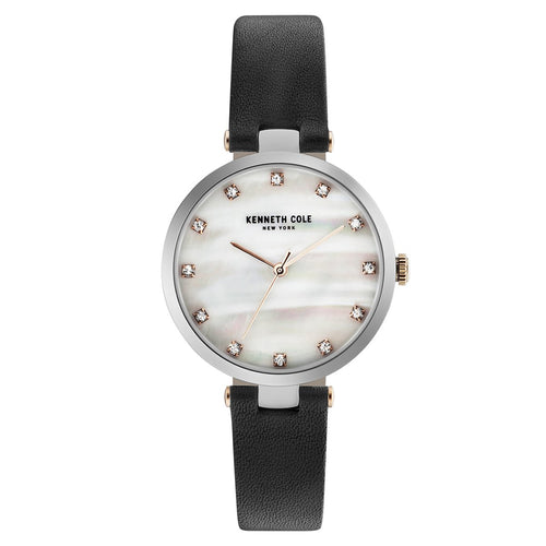 Kenneth Cole New York Damen-Armbanduhr Analog Quarz Leder KC50257001