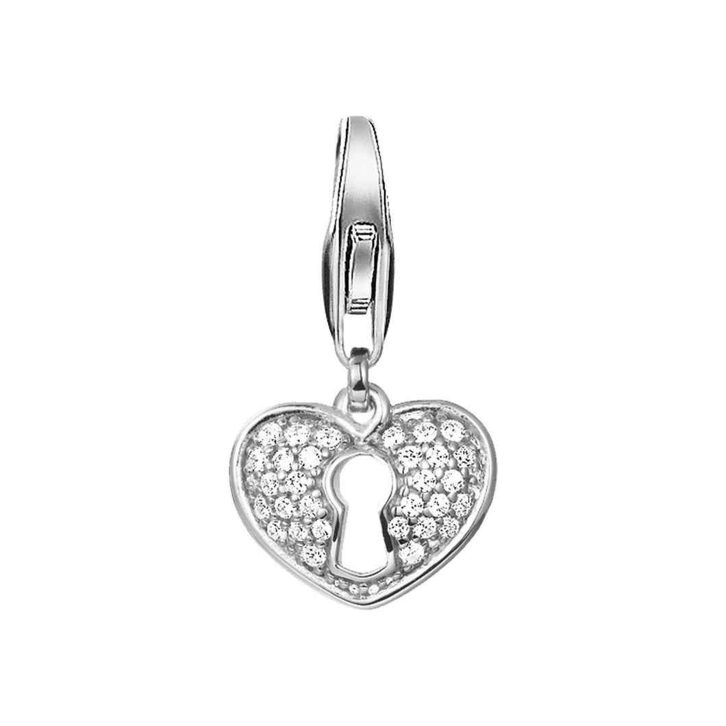 Esprit Anhänger Charms Silber Heartlock Herzschloss ESCH91502A000