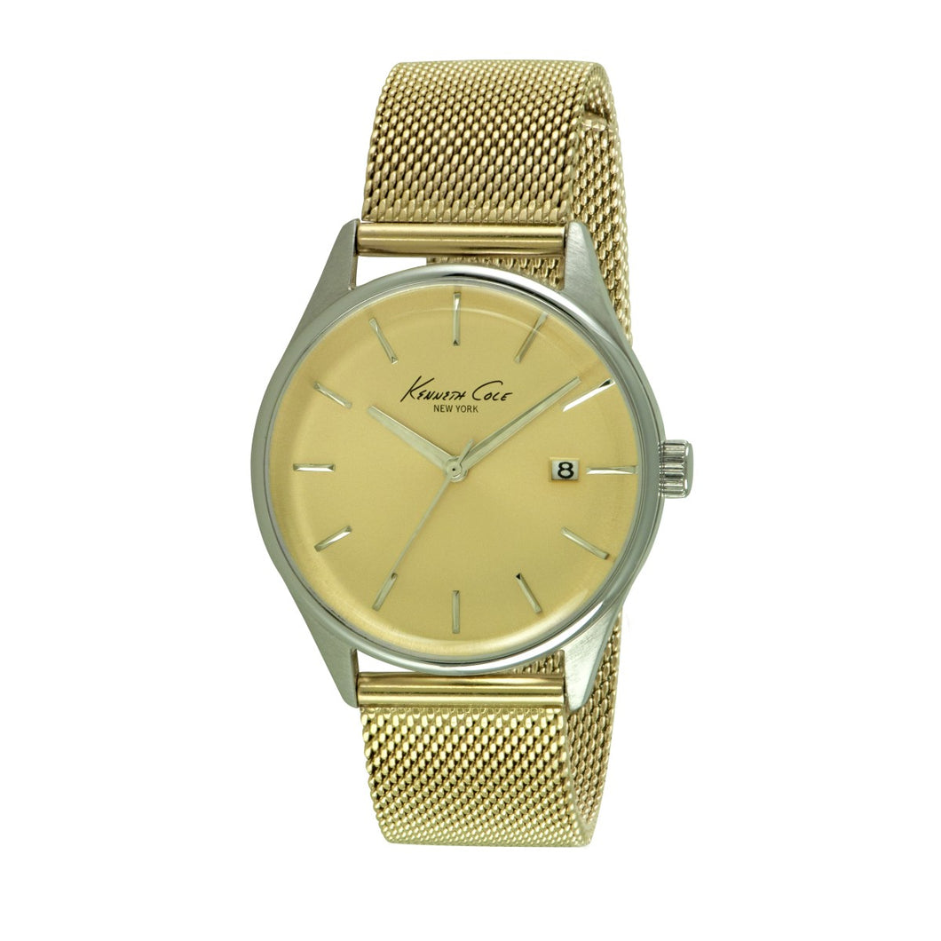 Kenneth Cole New York Damen-Armbanduhr Analog Quarz Edelstahl 10029401