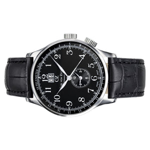 Carl von Zeyten Herren Uhr Armbanduhr Quarz Etterlin CVZ0006BK