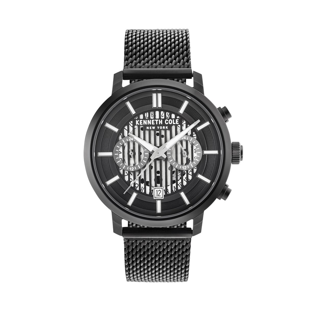 Kenneth Cole New York Herren Uhr Armbanduhr Edelstahl KC50572003