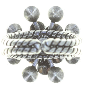 Konplott Ring Magic Fireball beige antique silver