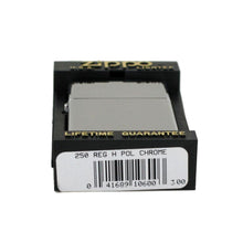 Laden Sie das Bild in den Galerie-Viewer, Zippo Feuerzeug Modell 1600 SLIM BR FINISCH CHROME