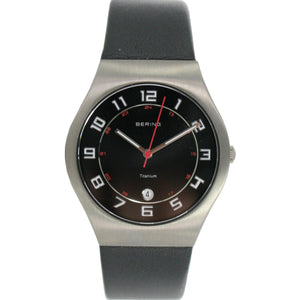 Bering Herren Uhr Armbanduhr Slim Classic - 11937-402 Leder