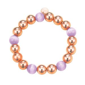 Esprit Damen Armband Edelstahl Rosé Spheres ESBR11662B160