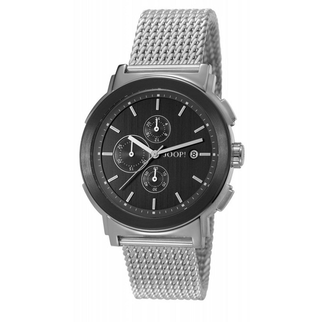 Joop Herren Uhr Armbanduhr Chrono JP101451007 TOM Mesh Analog Quarz