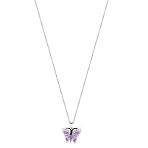 Scout Kinder Halskette Kette Silber Schmetterling Glitter 261000008