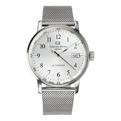 Carl von Zeyten Herren Uhr Armbanduhr Automatik Russ CVZ0009WHMB