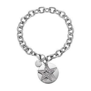Esprit Damen Armband Edelstahl silber Great Star ESBR11607A190
