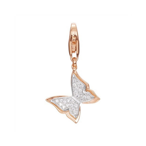 Esprit Anhänger Charms Silber Rosé Schmetterling Butterfly ESCH91576A000