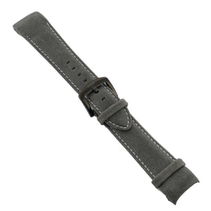 Ingersoll Ersatzband für Uhren Leder grau Naht weiss für IN3211BKSL 24 mm