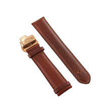 Laden Sie das Bild in den Galerie-Viewer, Ingersoll Ersatzband für Uhren Leder braun Faltschl. Rosé 22 mm