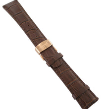 Laden Sie das Bild in den Galerie-Viewer, Ingersoll Ersatzband für Uhren Leder braun Kroko Faltschl. Rosé 24 mm S