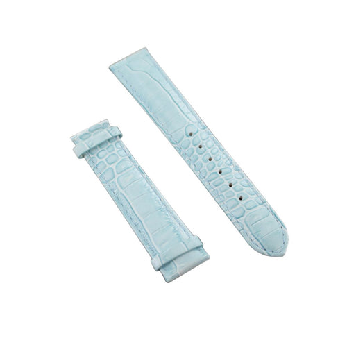 Ingersoll Ersatzband für Uhren Leder hellblau Kroko 20 mm