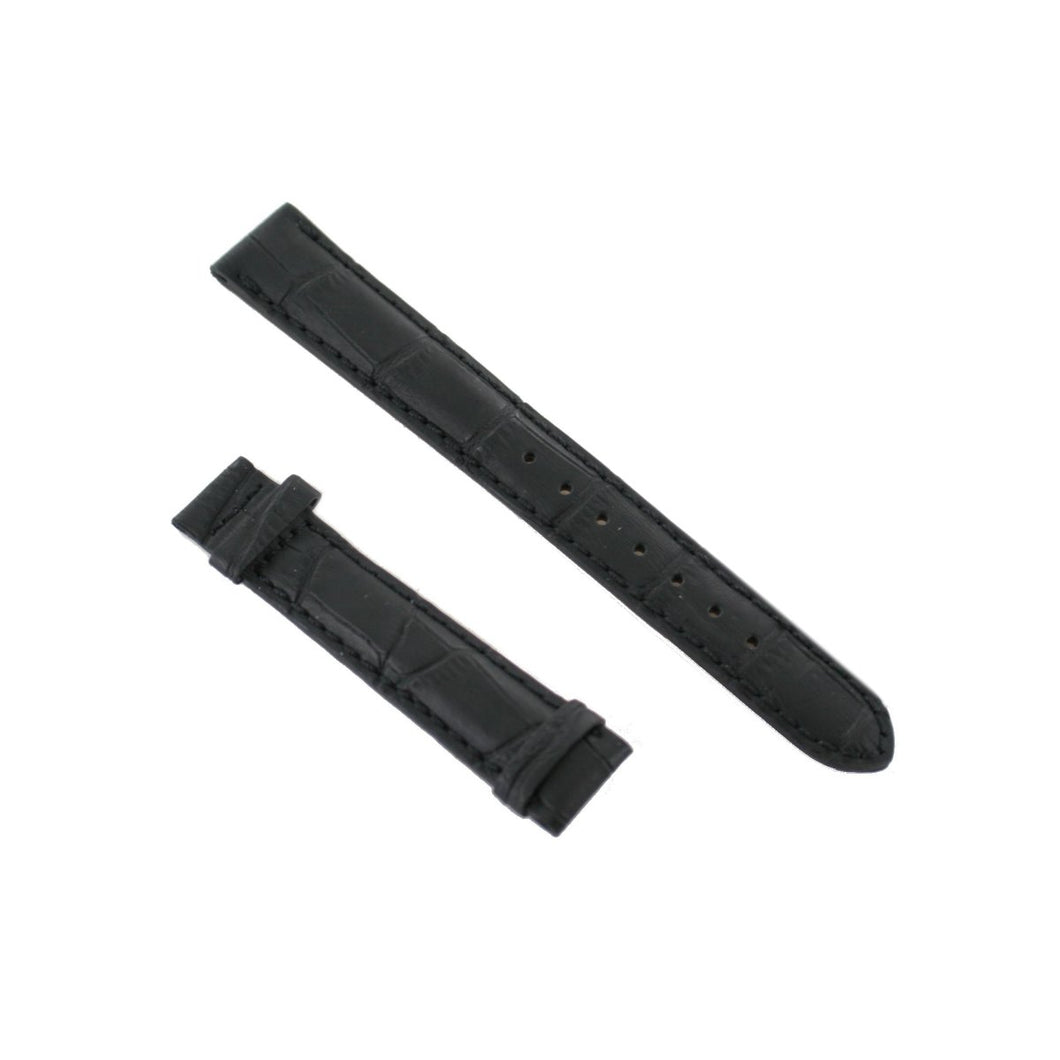Ingersoll Ersatzband für Uhren Leder schwarz Kroko 16 mm