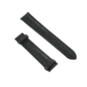 Ingersoll Ersatzband für Uhren Leder schwarz Kroko 20 mm