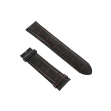 Laden Sie das Bild in den Galerie-Viewer, Ingersoll Ersatzband für Uhren Leder dunkelbraun Kroko 22 mm