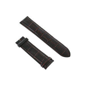 Ingersoll Ersatzband für Uhren Leder dunkelbraun Kroko 22 mm