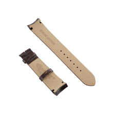 Laden Sie das Bild in den Galerie-Viewer, Ingersoll Ersatzband für Uhren Leder braun glänzend  Kroko 20 mm  spezial