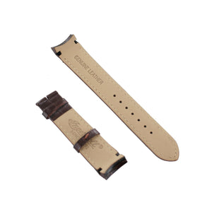 Ingersoll Ersatzband für Uhren Leder braun glänzend  Kroko 20 mm  spezial