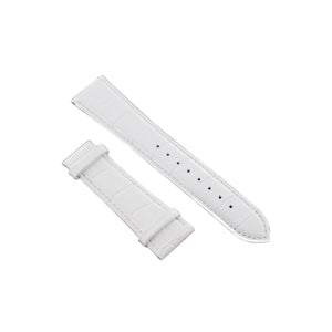 Ingersoll Ersatzband für Uhren Leder weiss Kroko 22 mm