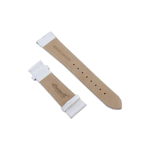 Ingersoll Ersatzband für Uhren Leder weiss Kroko 22 mm