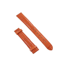 Laden Sie das Bild in den Galerie-Viewer, Ingersoll Ersatzband für Uhren Leder orange Kroko 16 mm