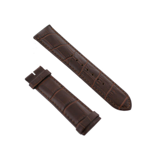 Ingersoll Ersatzband für Uhren Leder braun Kroko 22 mm