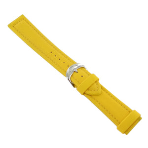 Ingersoll Ersatzband für Uhren Leder Textil gelb Dornschließe Si 22 mm