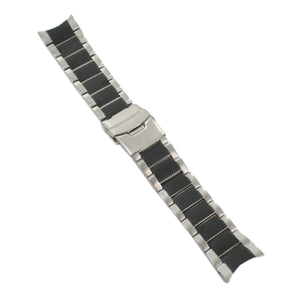 Ingersoll Ersatzband für Uhren Edelstahl Faltschl. Silber Bison No.63 24 mm