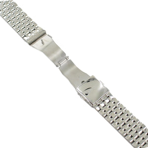 Ingersoll Ersatzband für Uhren Edelstahl Faltschließe IN1300 Silber 21 mm