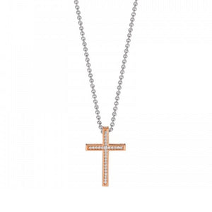 Joop Damen Kette Halskette Silber Kim Kreuz JPNL90627B420