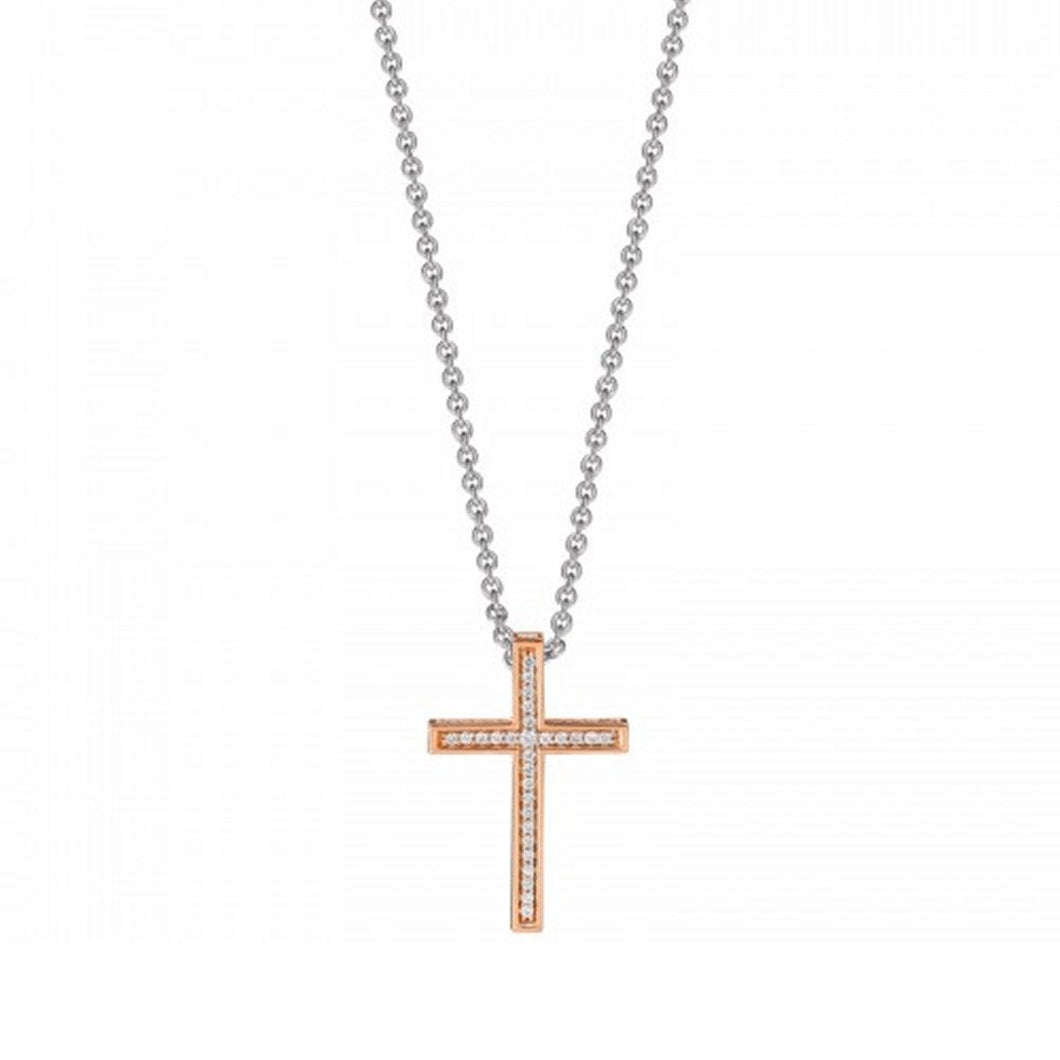 Joop Damen Kette Halskette Silber Kim Kreuz JPNL90627B420