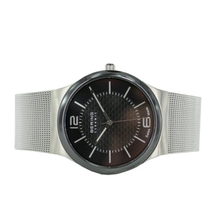 Bering Herren Uhr Armbanduhr Slim Ceramic - 32239-000 Meshband