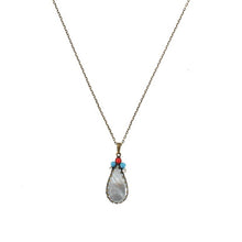 Laden Sie das Bild in den Galerie-Viewer, Konplott Halskette Collier Yoga Californica multi light Tropfen