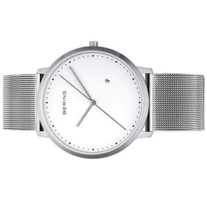 Bering Herren Uhr Armbanduhr Slim Classic - 11139-004 Meshband