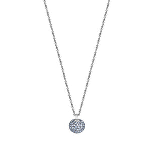 Esprit Damen Kette Edelstahl JW52889 Silber Zirkonia ESNL02646D420