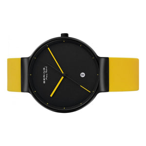 Bering Herren Uhr Armbanduhr Max René UltraSlim - 12639-827 gelb