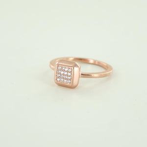 Esprit Damen Ring Edelstahl Rosé Zirkonia Gr.56 ESRG024