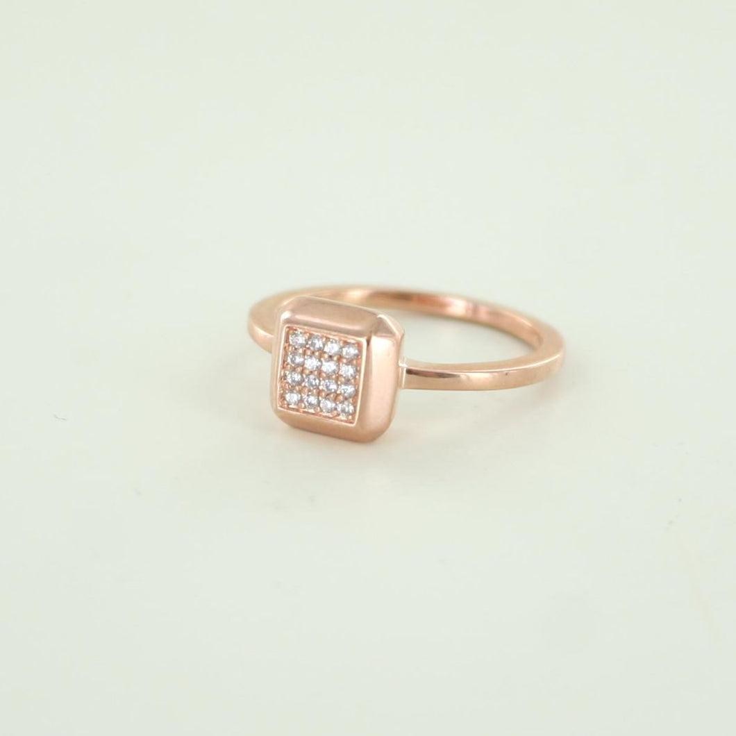 Esprit Damen Ring Edelstahl Rosé Zirkonia Gr.56 ESRG024