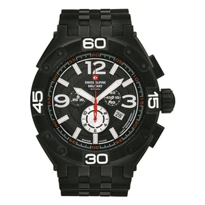 Swiss Alpine Military Herren Uhr Chrono 7032.9877SAM Silikon