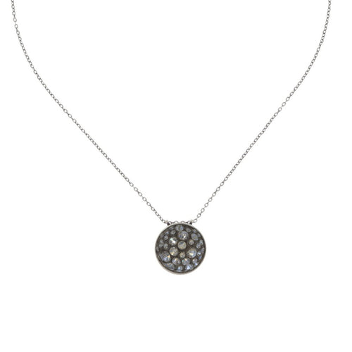 Konplott Halskette Collier Orchid Hybrid white crystal moonlight silber