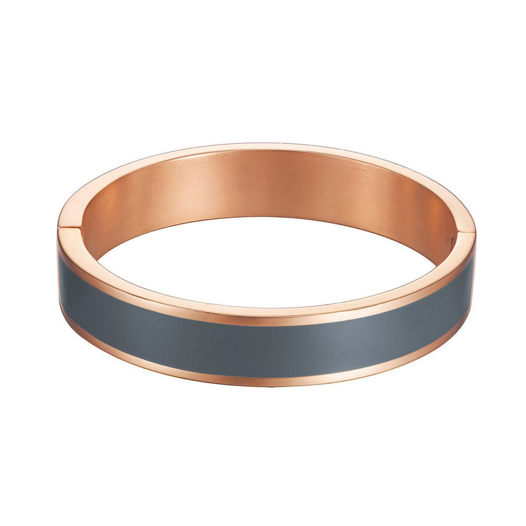 Esprit Damen Armband Armreif Edelstahl Rosé Classy Taupe ESBA11380C620