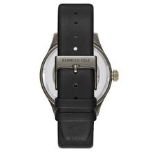 Laden Sie das Bild in den Galerie-Viewer, Kenneth Cole New York Herren-Armbanduhr Automatik Leder KC15171004