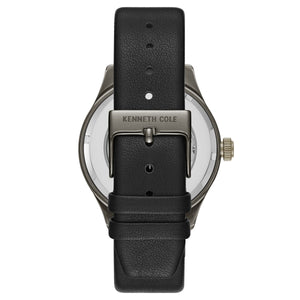 Kenneth Cole New York Herren-Armbanduhr Automatik Leder KC15171004