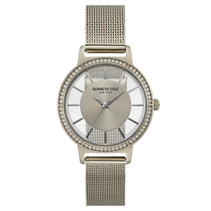 Kenneth Cole New York Damen-Armbanduhr Analog Quarz Edelstahl KC15172001