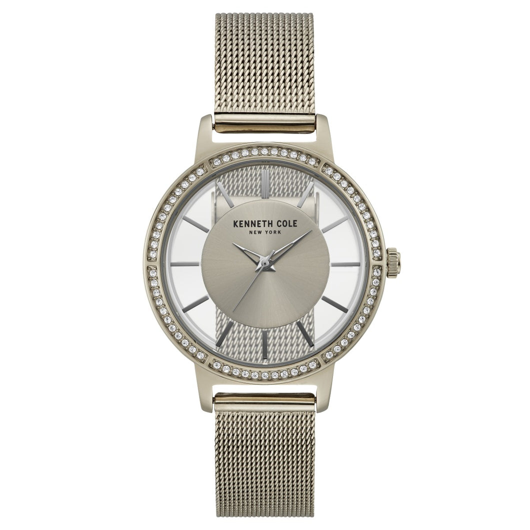 Kenneth Cole New York Damen-Armbanduhr Analog Quarz Edelstahl KC15172001